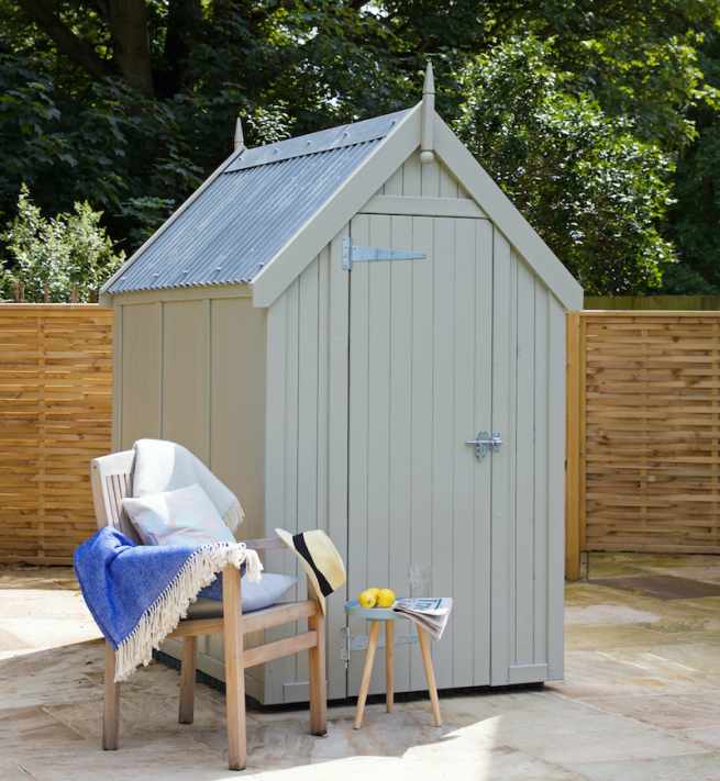 Painted Wooden Shed